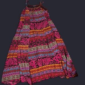 EARTHBOUND Multicolor Bohemian Dress